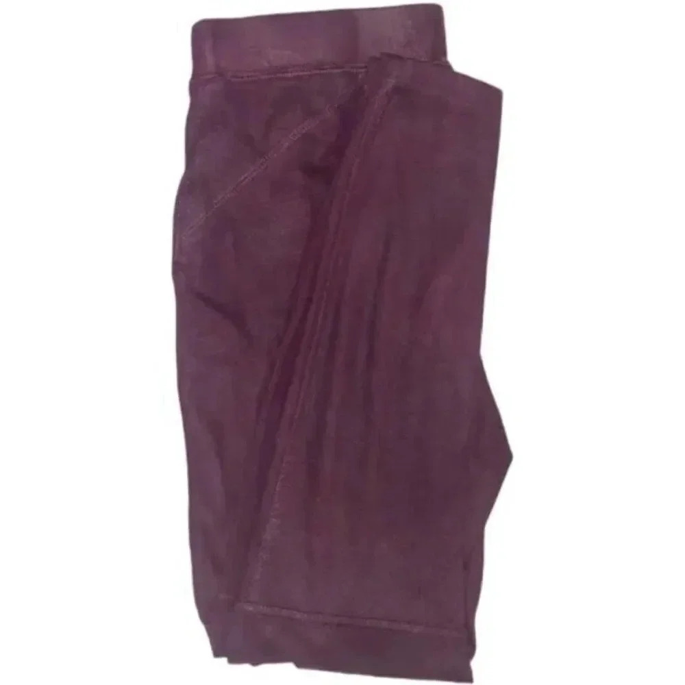 Free People Midnight Vegan Suede Wine Leggings - Picture 8 of 8